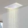 Baterie De Ploaie Cap De Duș Led Montat În Tavan Lux 110V~220V Alternativ Apă Oprit Controlul Comutatorului Led Economisire Energie Robinet De Duș Cromat