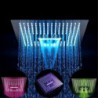 400*400Cm Duș Termostatic Cu Ploaie 3 Funcții Capete De Duș Cu Led 16 Inch Cap De Duș Cu Ploaie Plafon Pătrat Spa Cascada Duș Panou Robinet De Duș